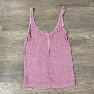 American Eagle soft and sexy front button tank top